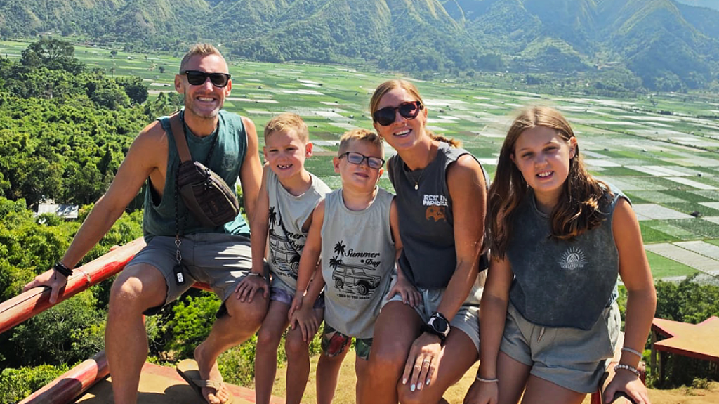 We sold everything and bought a one-way ticket to take our three children travelling