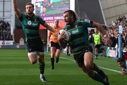 Northampton outgun Bath in 119-point thriller