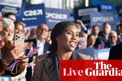 Conservatives claim ‘major victory’ as Tory conference begins after Labour scraps plans to curb jury trials – UK politics live