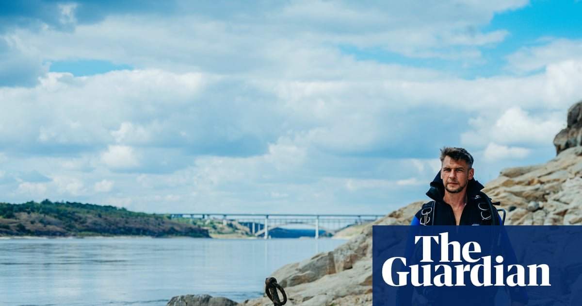 Don’t rebuild the dam: Ukrainian experts urge Unesco to protect site uncovered by Russian sabotage