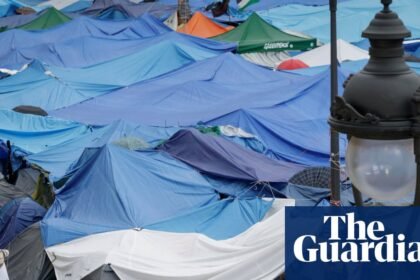 ‘Now is the moment’: housing activists at Madrid encampment pin wary hopes on Spain’s early election
