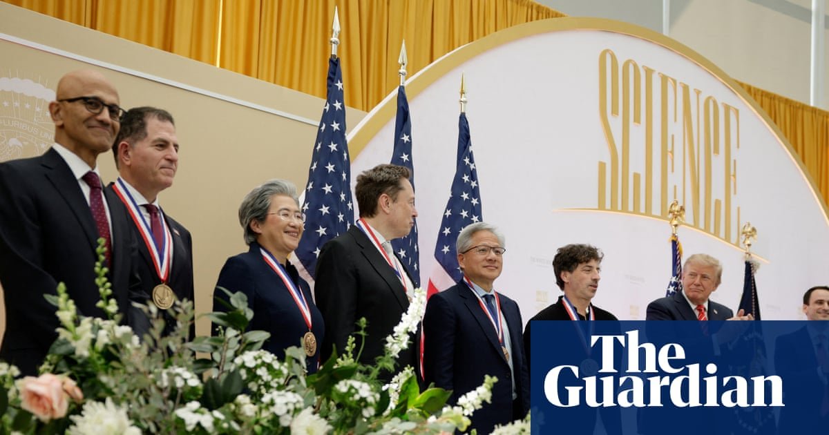 Trump hosts awards party for tech billionaires, almost as if he doesn’t care about ordinary Americans