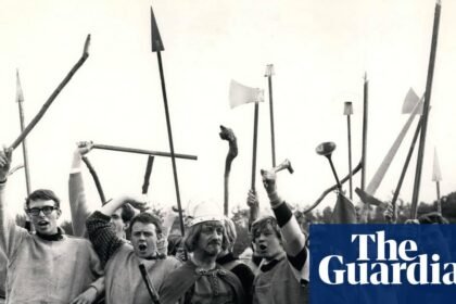 ‘A God-almighty punch-up’: rare footage shows Battle of Hastings (the 1966 one)