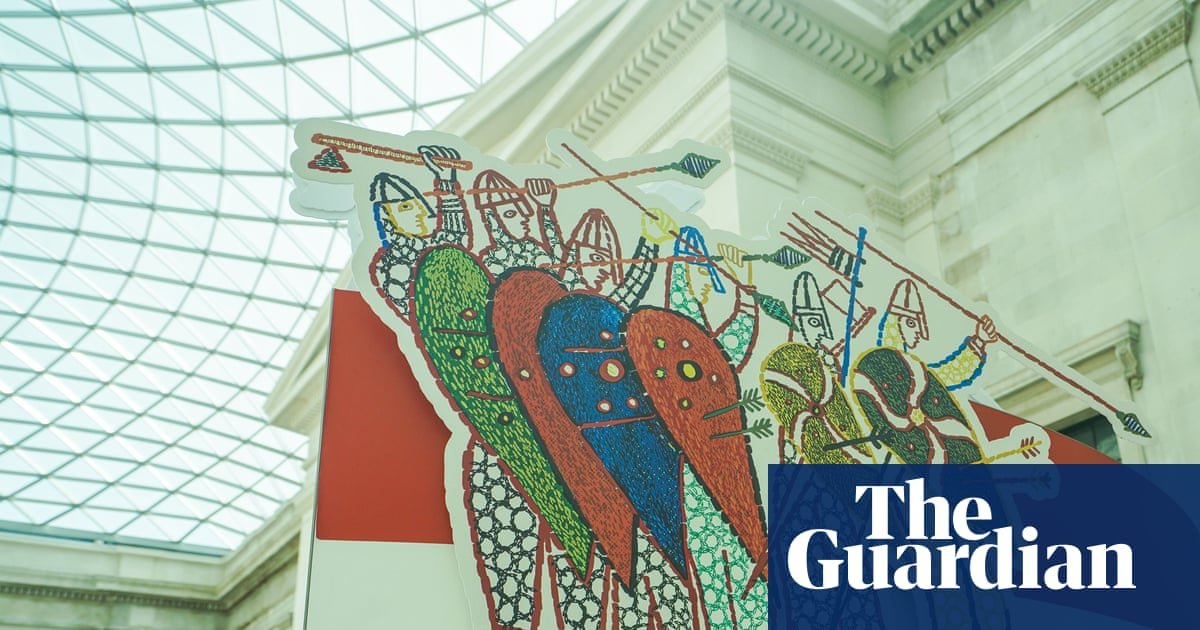 Mary Beard suggests ‘tweaks’ to British Museum’s handling of queues to see Bayeux tapestry