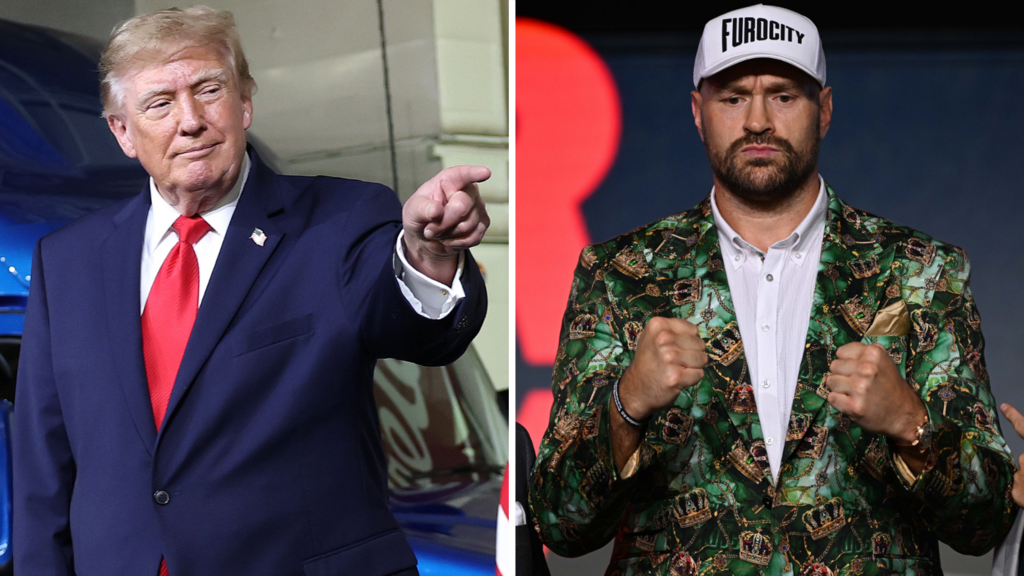 Fury wants 'old pal' President Trump for Joshua ringwalk