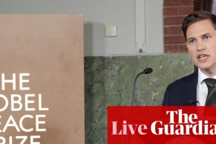 Winner of 2026 Nobel Peace Prize to be announced - Europe Live