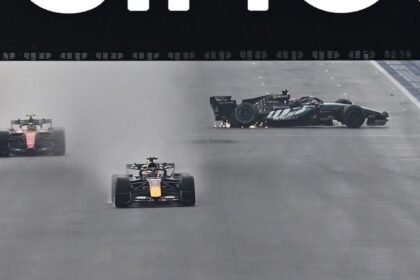 Verstappen wins sprint after Russell crashes out