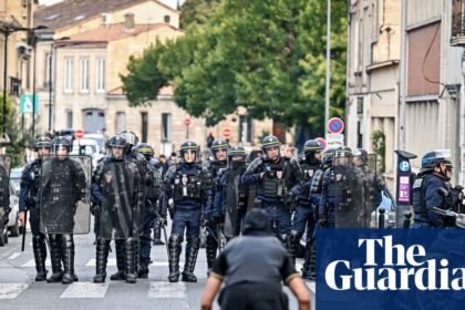 Schoolboy, 15, loses hand after picking up police stun grenade during French school protests