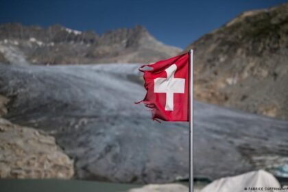 Swiss glaciers lose of more than 5% in ice volume in 2026