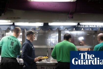 Young sailors on the USS George Washington adjust to life at war – in pictures