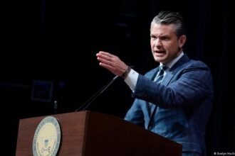 US military cuts generals, admirals by 20%, Hegseth says