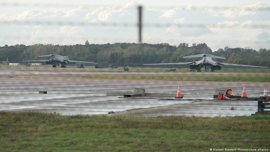 US pulls bombers out of UK's Fairford airbase after arrests