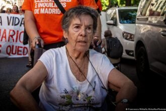 Evicted Spanish pensioner who sparked housing protests has died, Madrid tenant union says