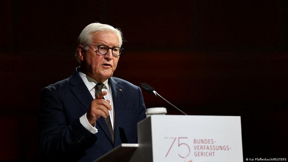 German president warns democracy under threat after 'bitter setbacks' since reunification