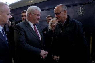 Germany's Merz arrives in Kyiv to pledge more support