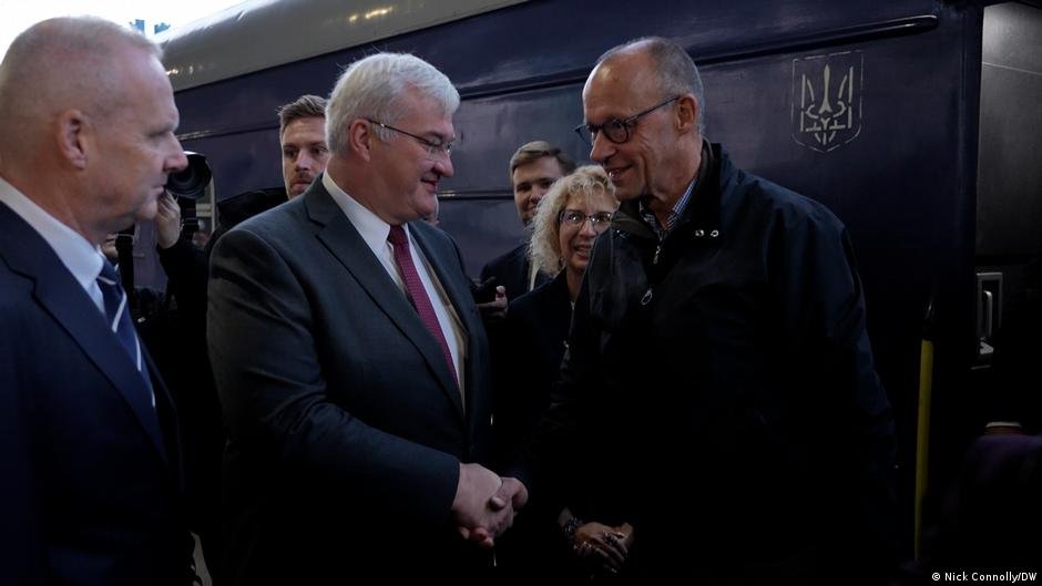Germany's Merz arrives in Kyiv to pledge more support