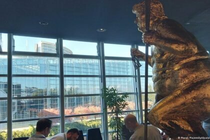 Naked Trump statue goes on display in Strasbourg