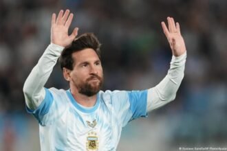 Football: Lionel Messi plays final game for Argentina