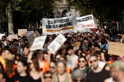 Protesters across Spain demand action over housing crisis