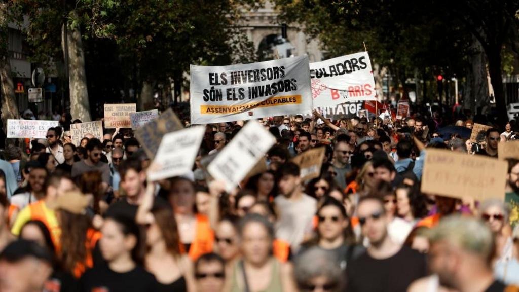 Protesters across Spain demand action over housing crisis