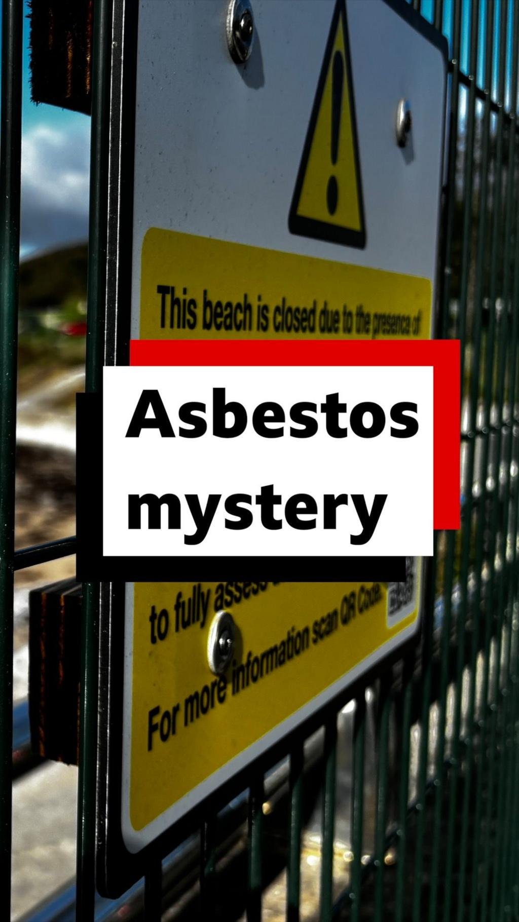 Asbestos mystery leaves beloved beach closed