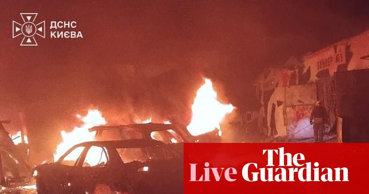 At least 11 dead, 34 injured after ‘vile’ attack on Ukraine on Putin’s birthday, Zelenskyy says – Europe live