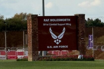 Two Latvian men arrested on suspicion of trespass at RAF base
