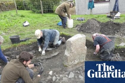‘Hugely exciting’ finds on tiny Scottish island shed light on spread of Christianity