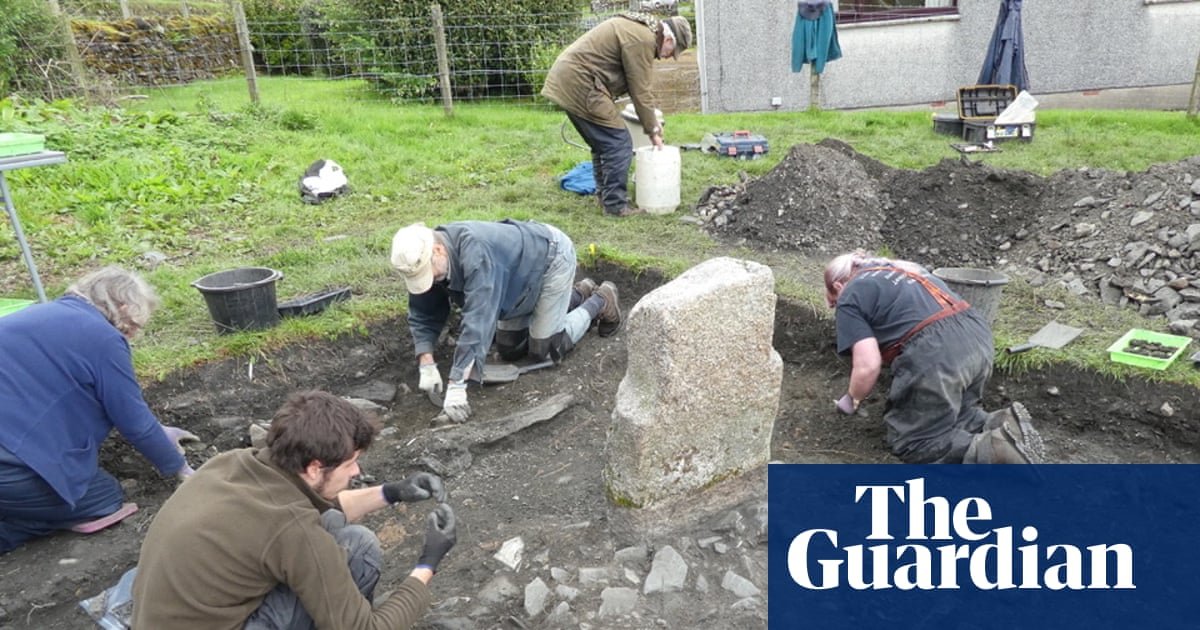 ‘Hugely exciting’ finds on tiny Scottish island shed light on spread of Christianity