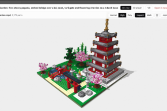 Open-source tool designs LEGO builds with more than 2,000 real pieces