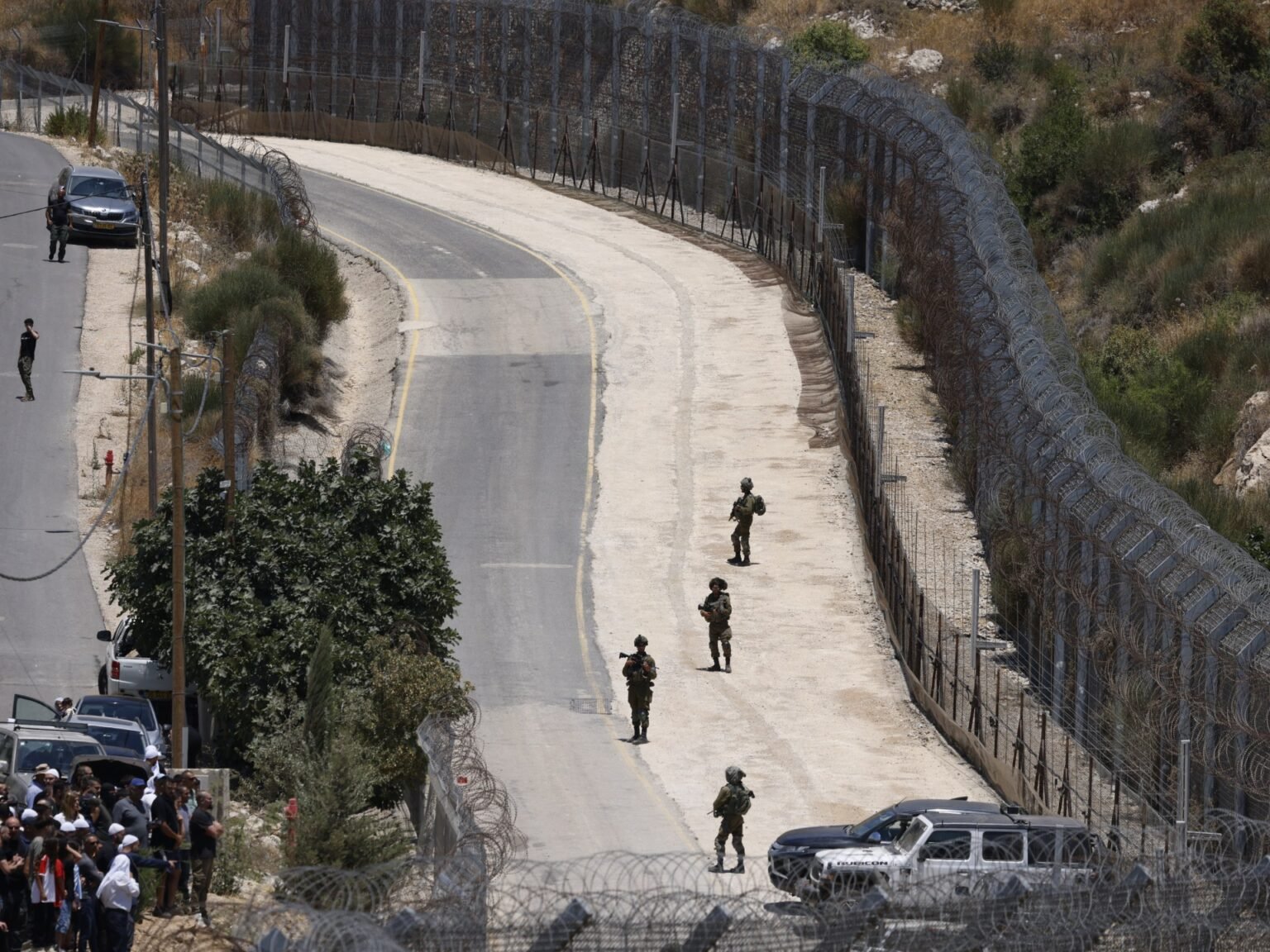 Israeli drone attack wounds six in Lebanon near Syria border