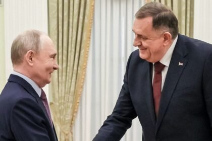 What were Trump operatives doing for pro-Russian politician Dodik in Bosnia?