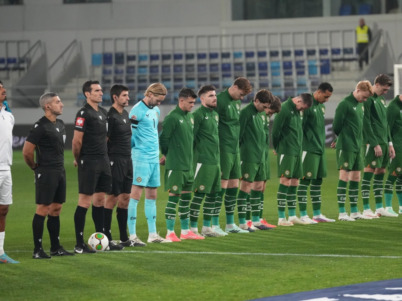 Ireland refuse handshake with Israel and don armbands in Nations League tie