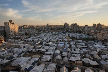 Photos: Three years of Israel’s war on Gaza as tent cities spread amid ruin