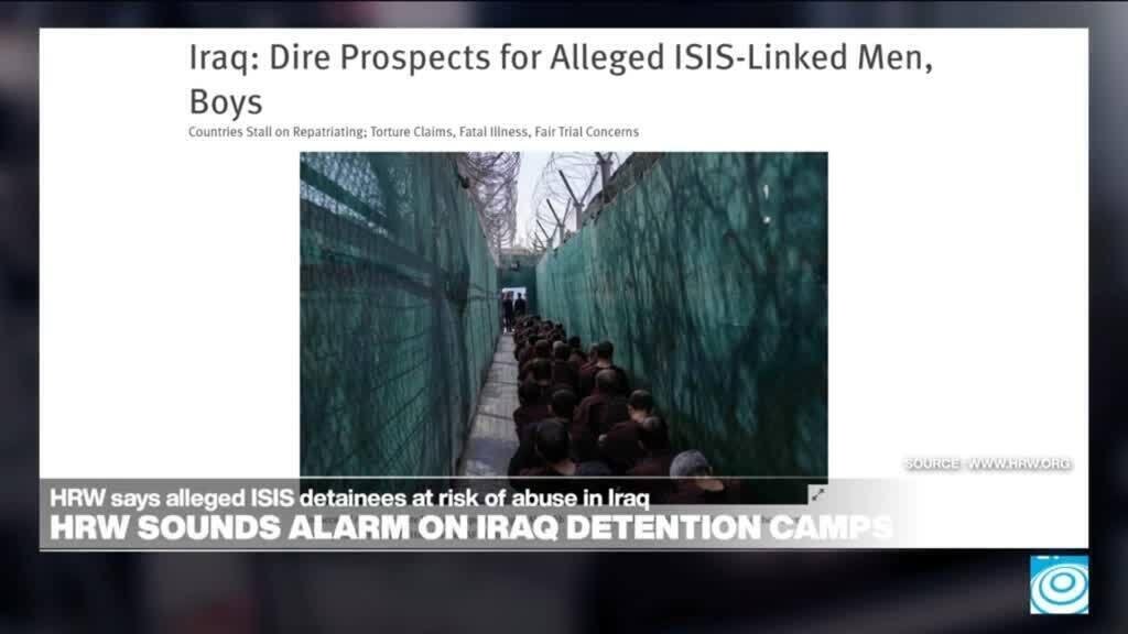 ISIS suspects face 'outsourced' justice in Iraq as HRW warns of 'collective global detention crisis'