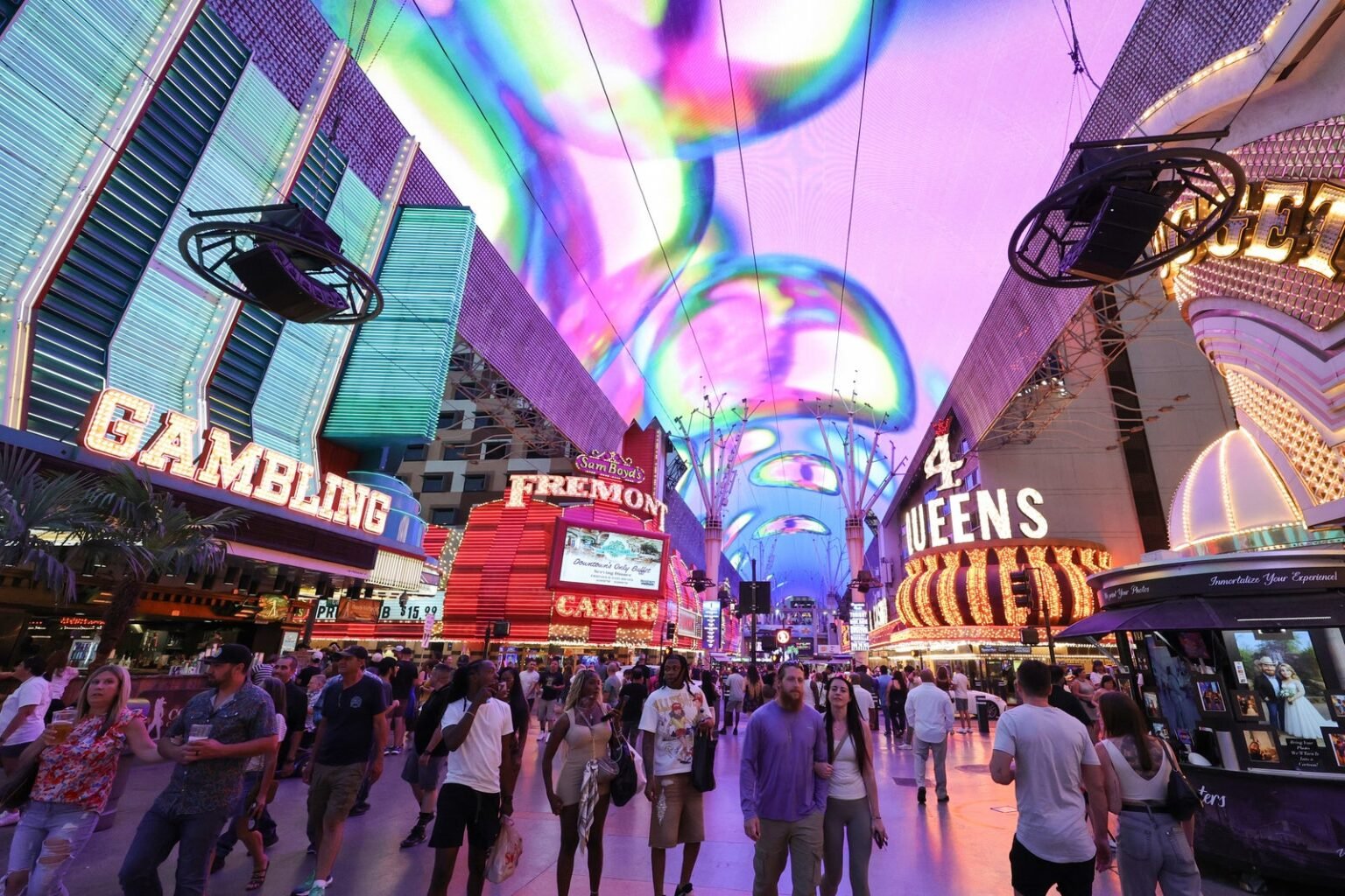 Woman claims she was tossed from mechanical genitals ride in Las Vegas bar and hurt