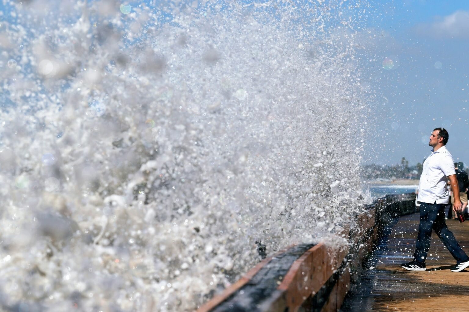 A major flood threat from a Pacific hurricane is sweeping the US
