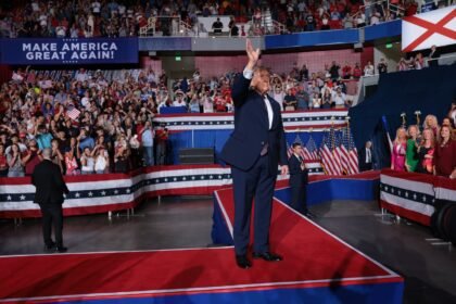 Trump adds $3.2bn Alabama bridge to long list of things he’d like named after him