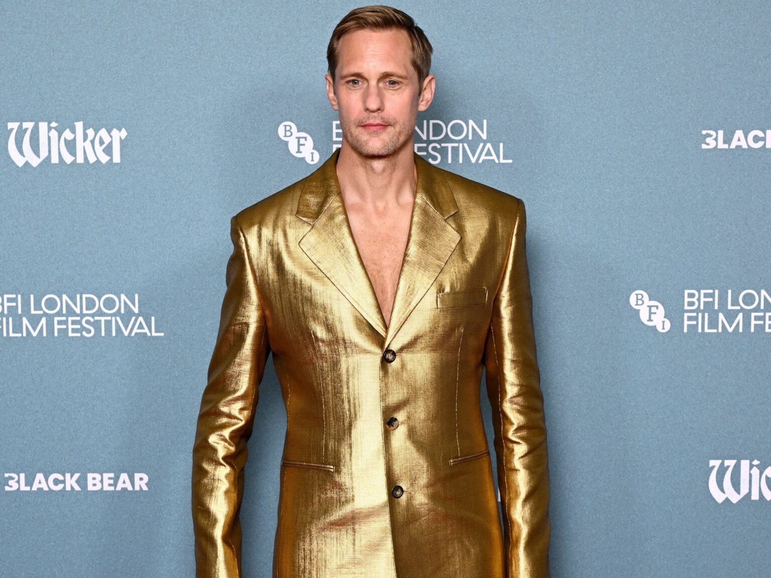 Alexander Skarsgård Puts His Best Foot Forward—In a Freaky Shoe, That Is