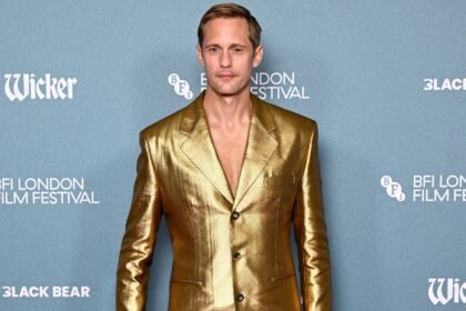Alexander Skarsgård Puts His Best Foot Forward—In a Freaky Shoe, That Is