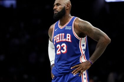 LeBron James stars in NBA preseason debut but Nets defeat 76ers