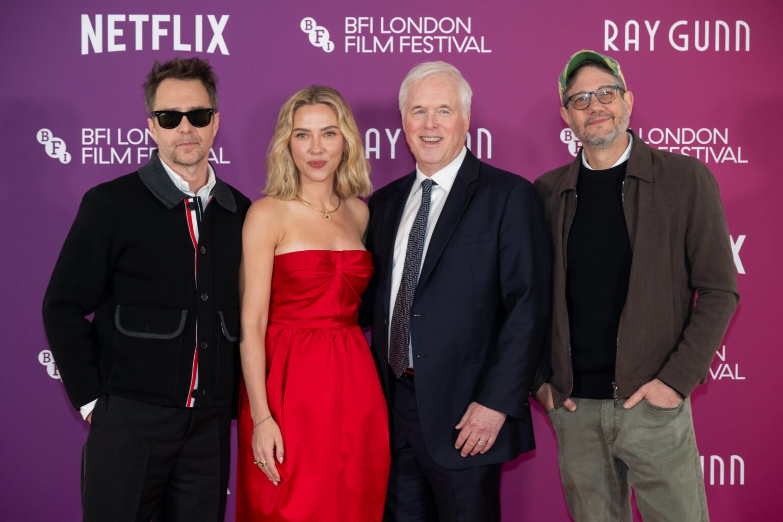 Scarlett Johansson, Sam Rockwell and Brad Bird Sing ‘Happy Birthday’ to Composer Michael Giacchino as ‘Ray Gunn’ World Premieres in London