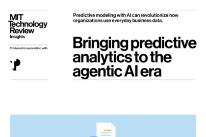 Bringing predictive analytics to the agentic AI era 