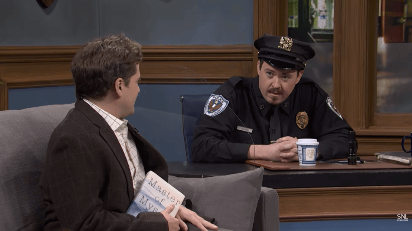 ‘SNL’: Cop Talk Show Host Shane Gillis Interrogates Nervous Guests