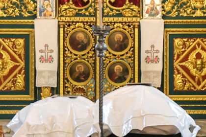 Funeral held at Gaza church for mother and daughter killed in Gaza strike
