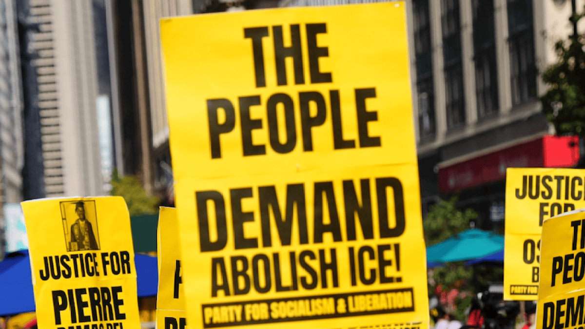 Anti-ICE protests in New York after man shot in car with child