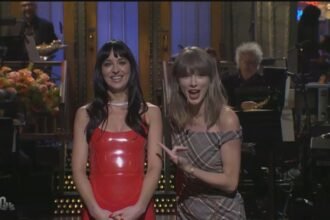 Taylor Swift Crashes Dakota Johnson’s ‘SNL’ Monologue as Her Breakup Therapist, Show Travis Kelce Love with Cleveland Shoutout