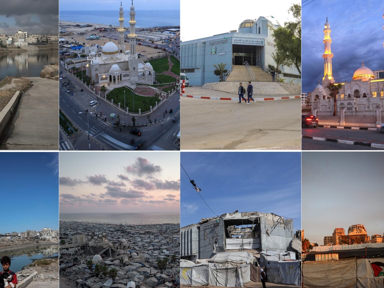 Photos: Gaza before and after – a city transformed by war