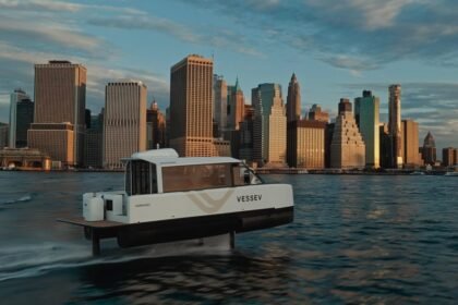 Vessev built an electric ferry that almost flies