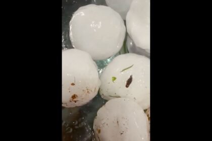 Widespread damage after huge hailstones pound Paraguay capital
